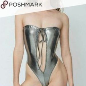 RARE American Apparel Cali Fun one piece swim